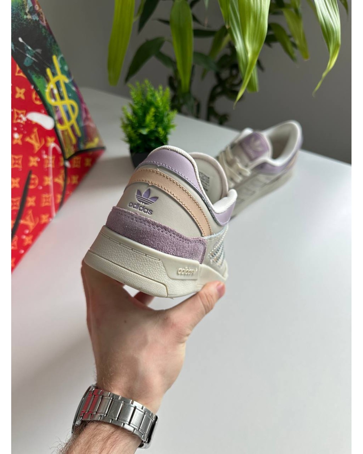 Adidas Drop Step Light Grey Violet