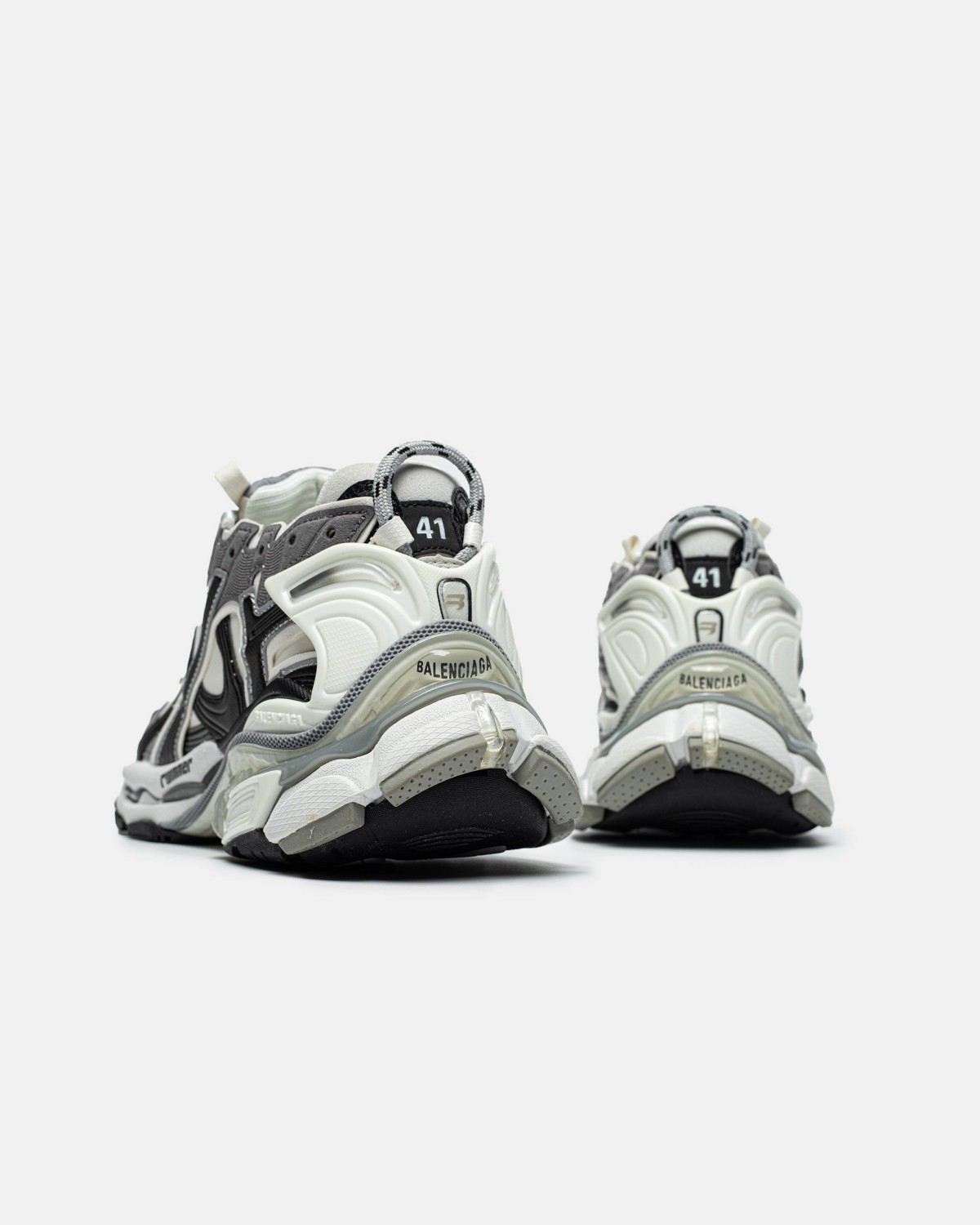 Balenciaga Runner Nylon Sneaker Grey/White/Black
