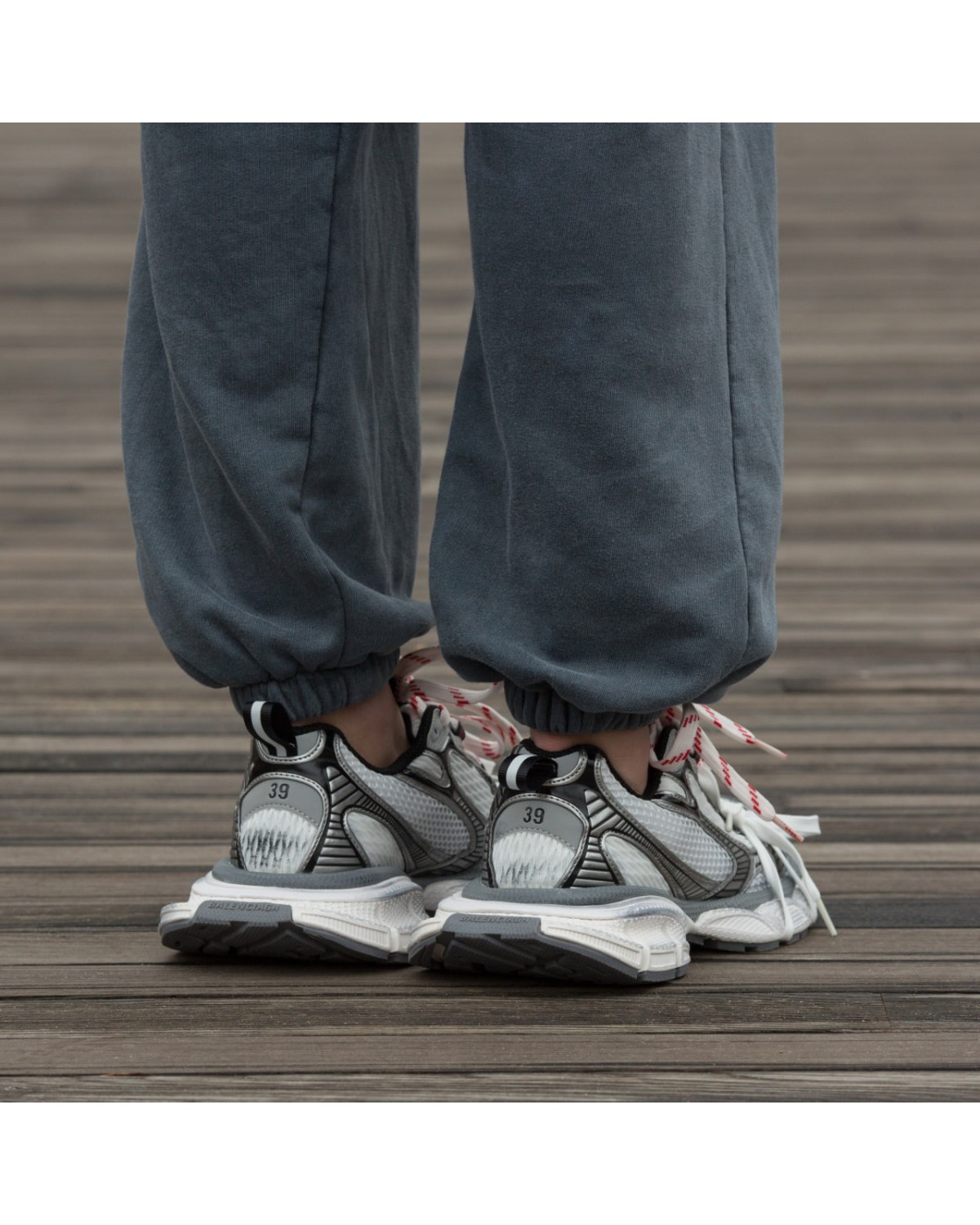 Balenciaga 3XL Silver White