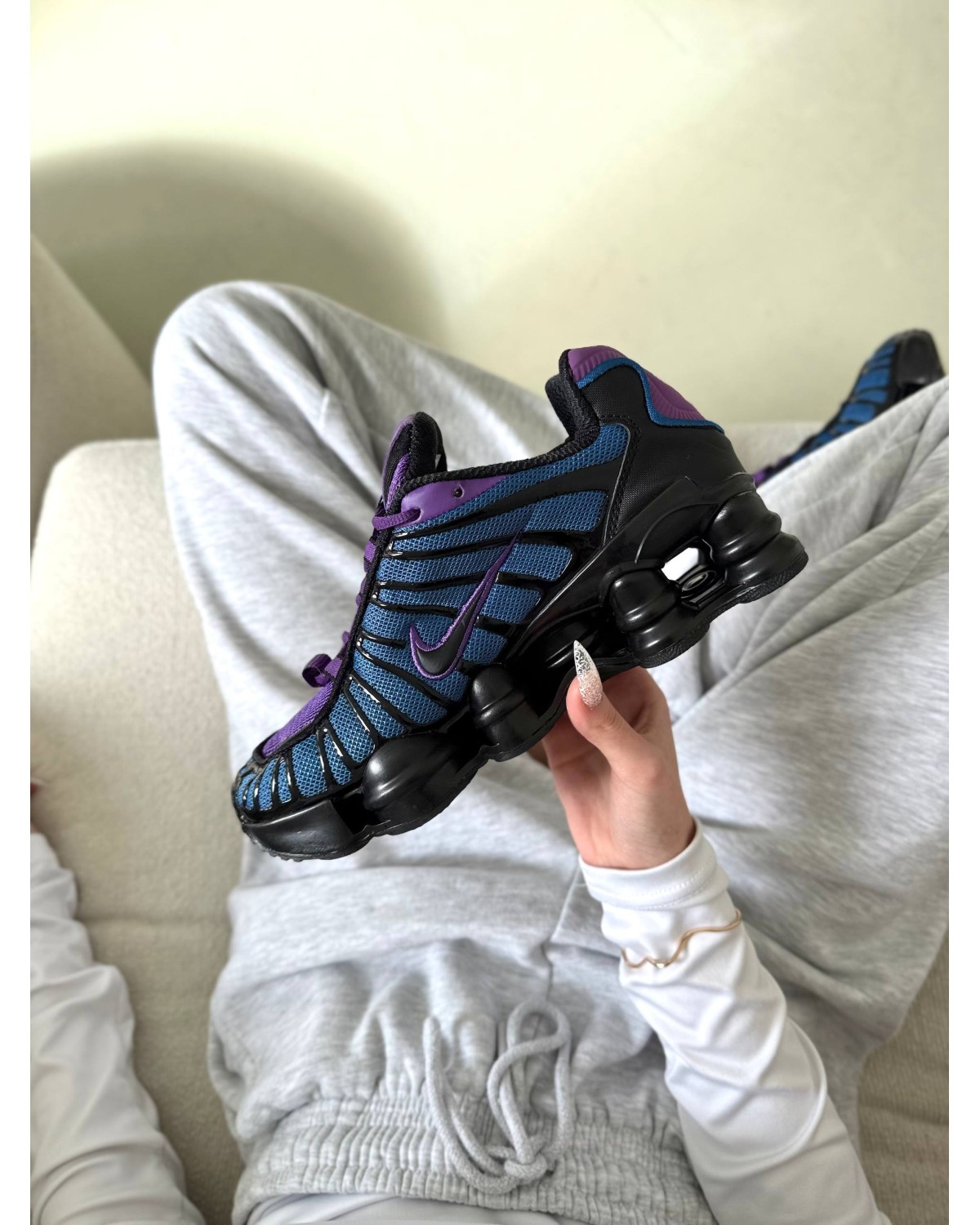 Nike Shox TL Blue Violet Black