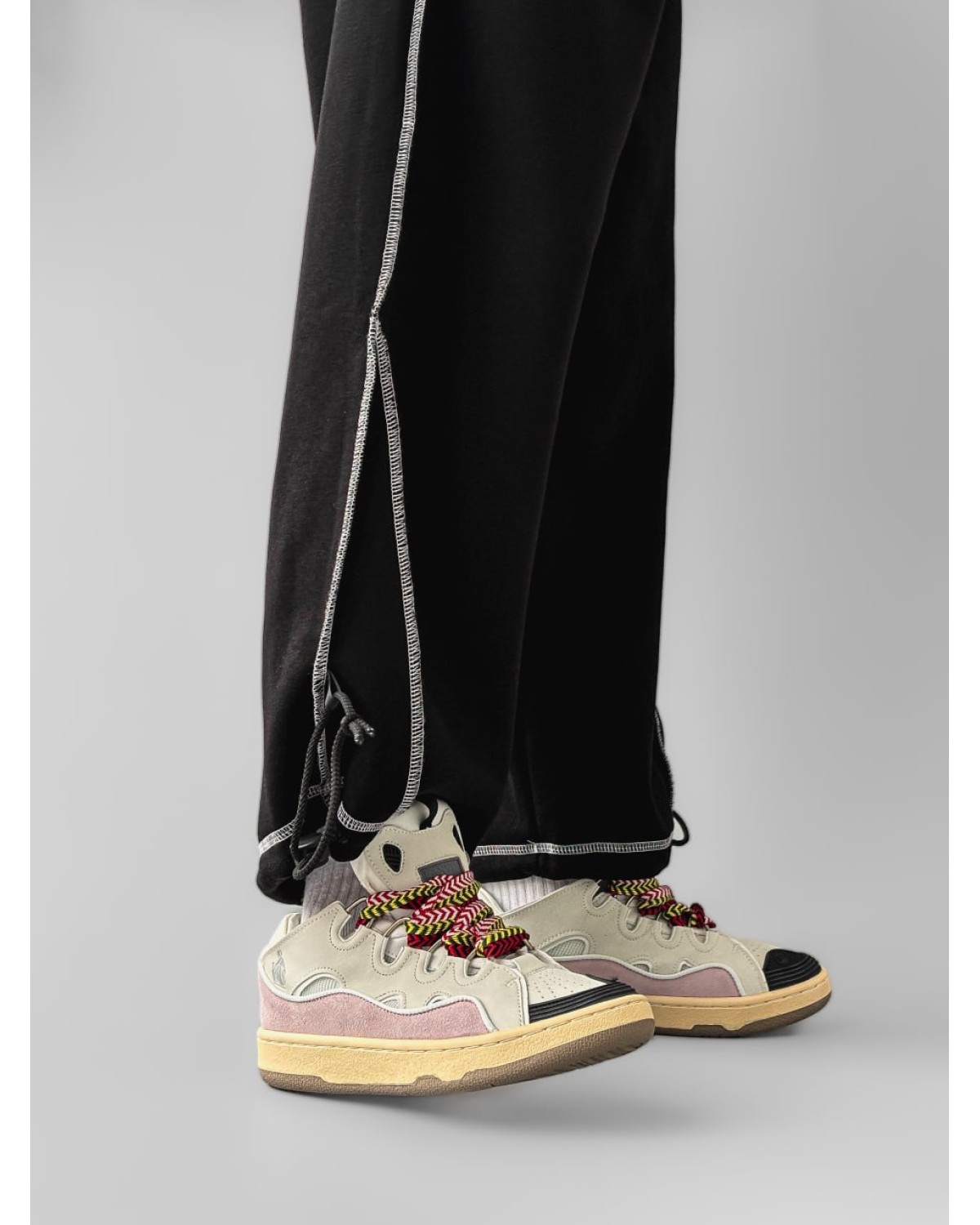 Lanvin Curb Suede Trim