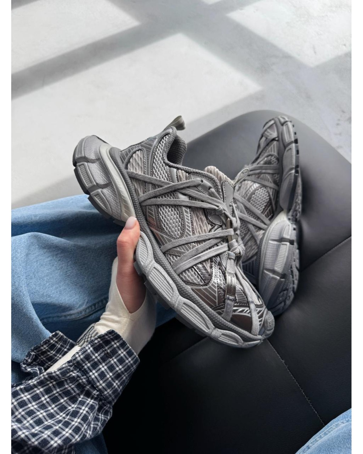 Balenciaga 3xl Extreme Laces Grey