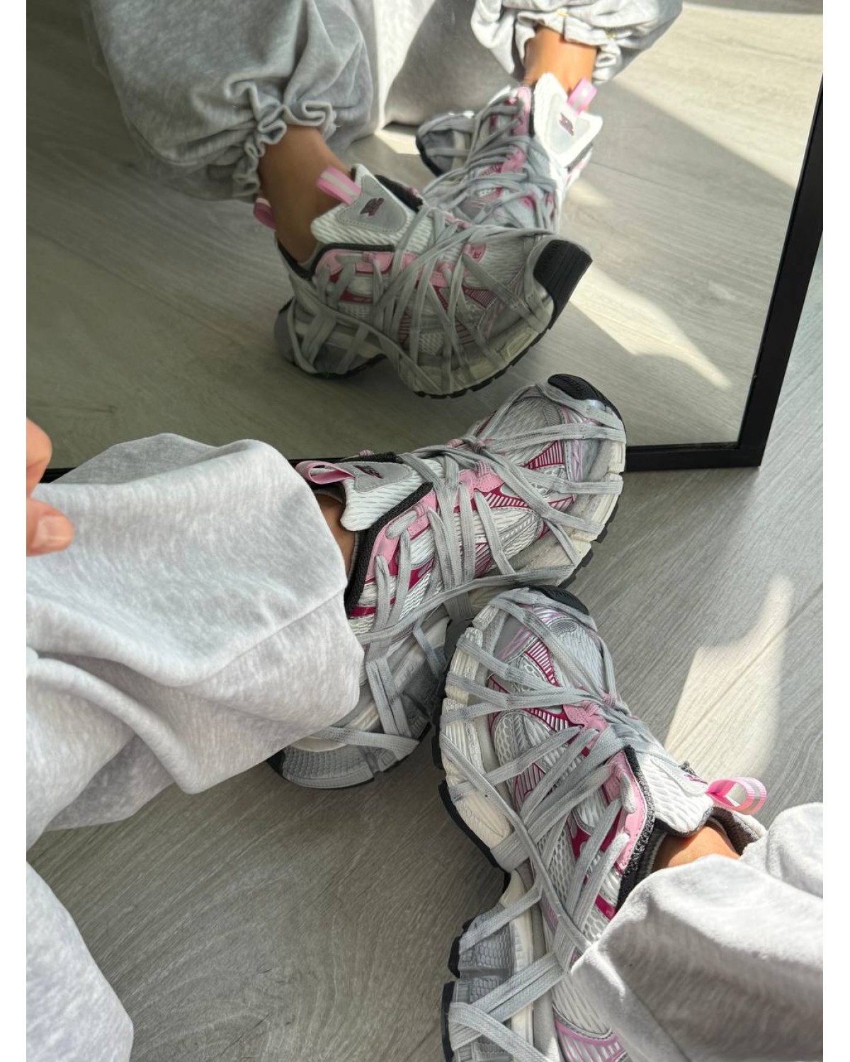 Balenciaga 3XL Extreme Lace White/Grey/Pink