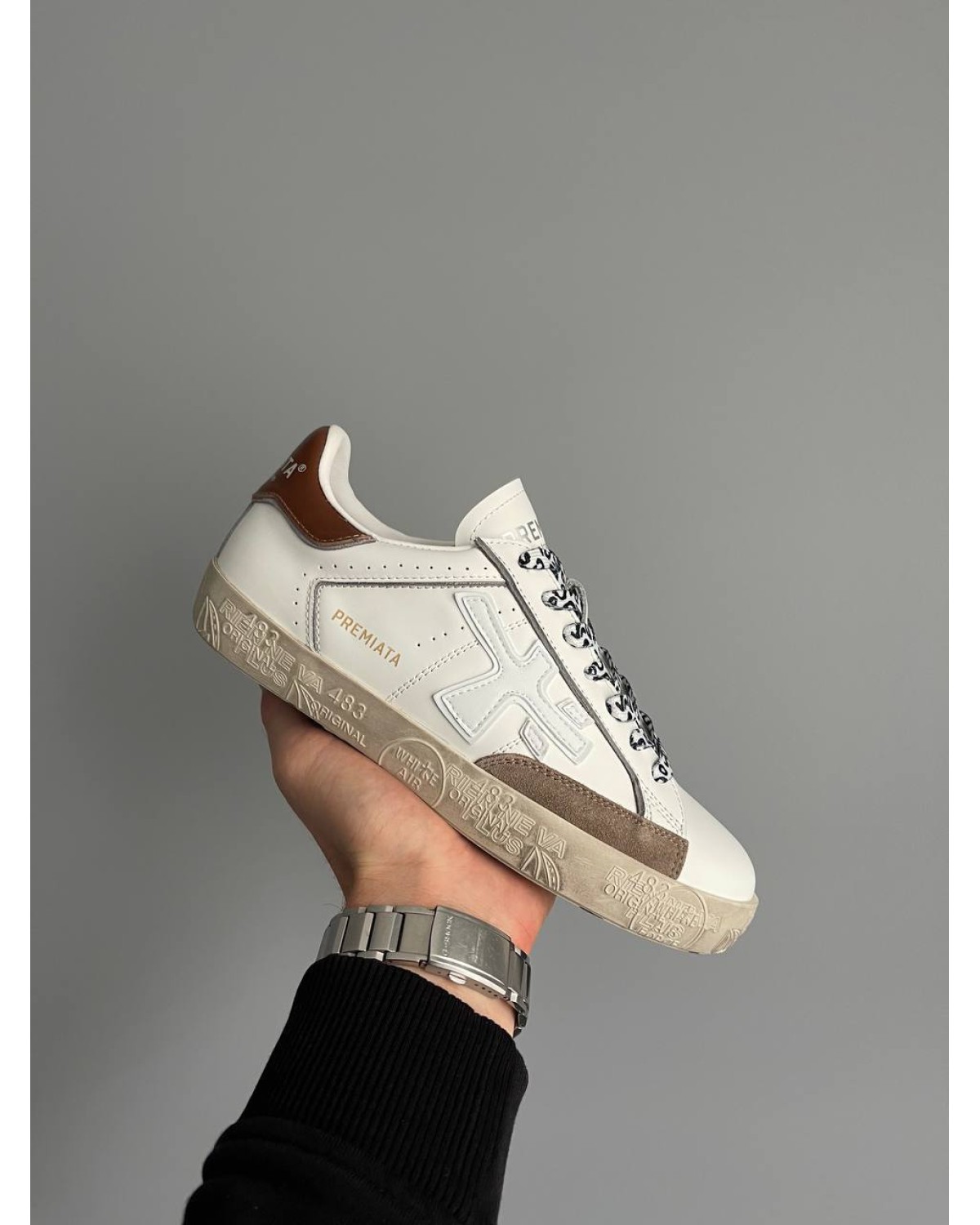 Premiata Stevend 6483 Beige White Brown
