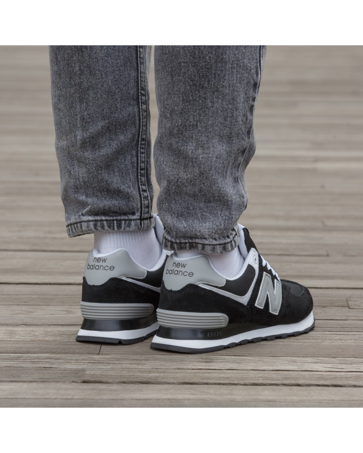 New Balance 574 Black/White New Balance 574 Black/White