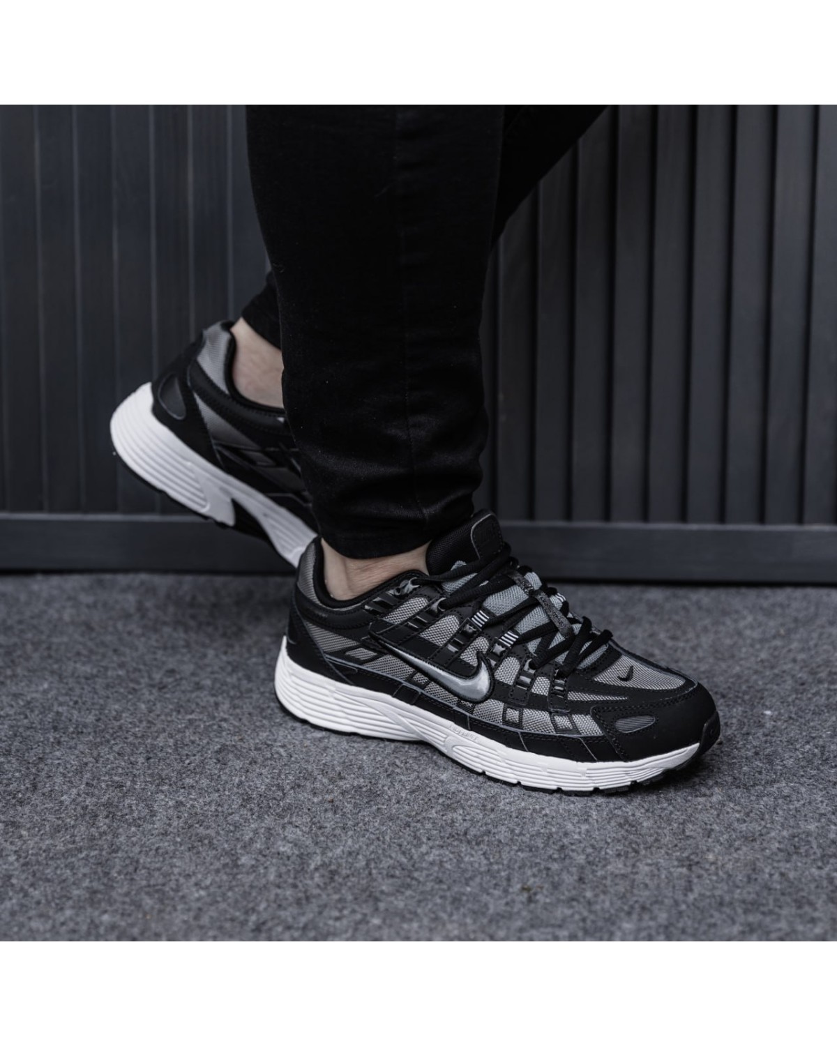 Nike P-6000 Black Grey White