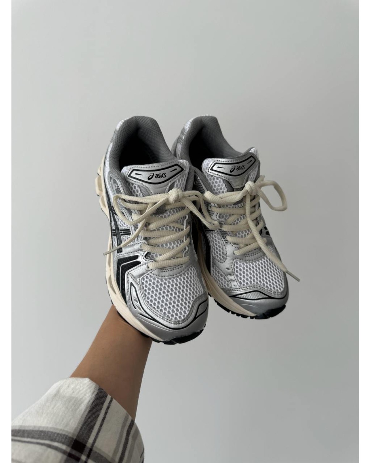 Asics Gel-Kayano 14 White/Silver/Black