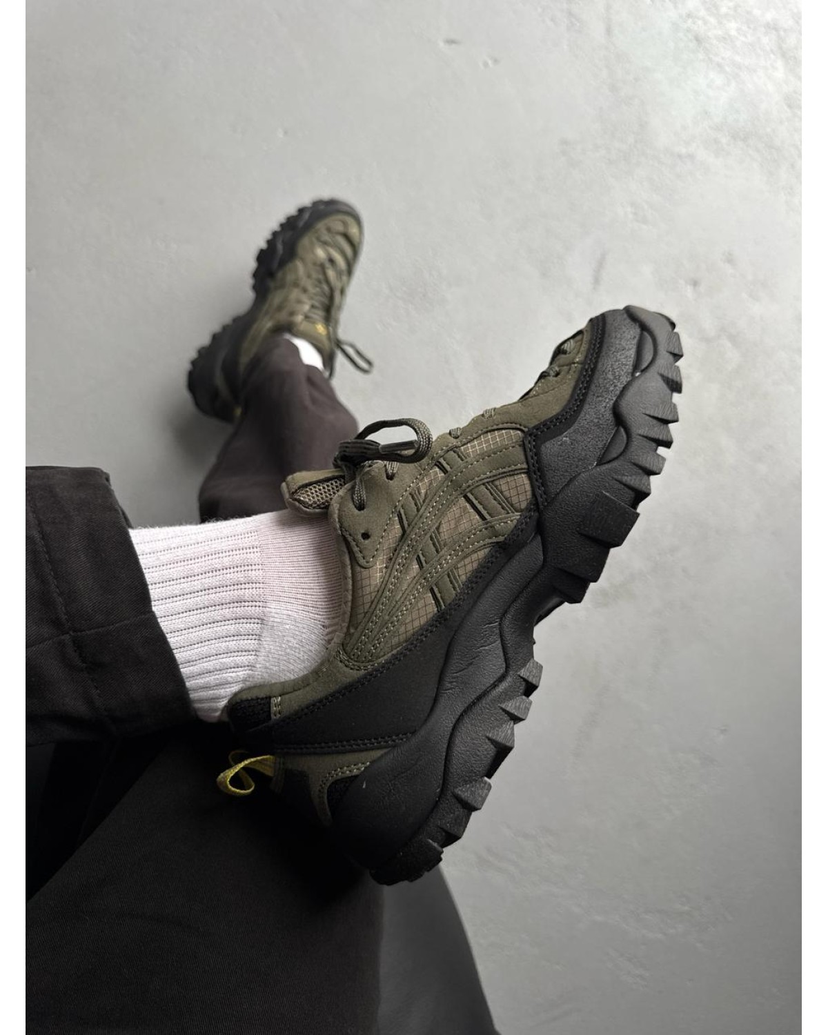 Asics Gel-Pickax Black/Khaki Asics Gel-Pickax Black/Khaki