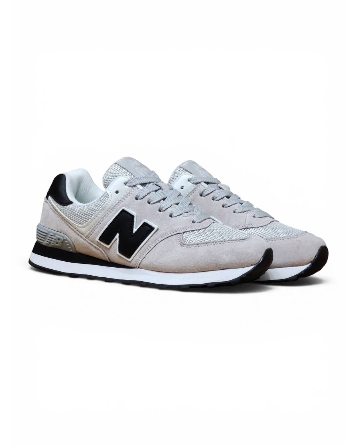 New Balance 574 Light Grey Black New Balance 574 Light Grey Black