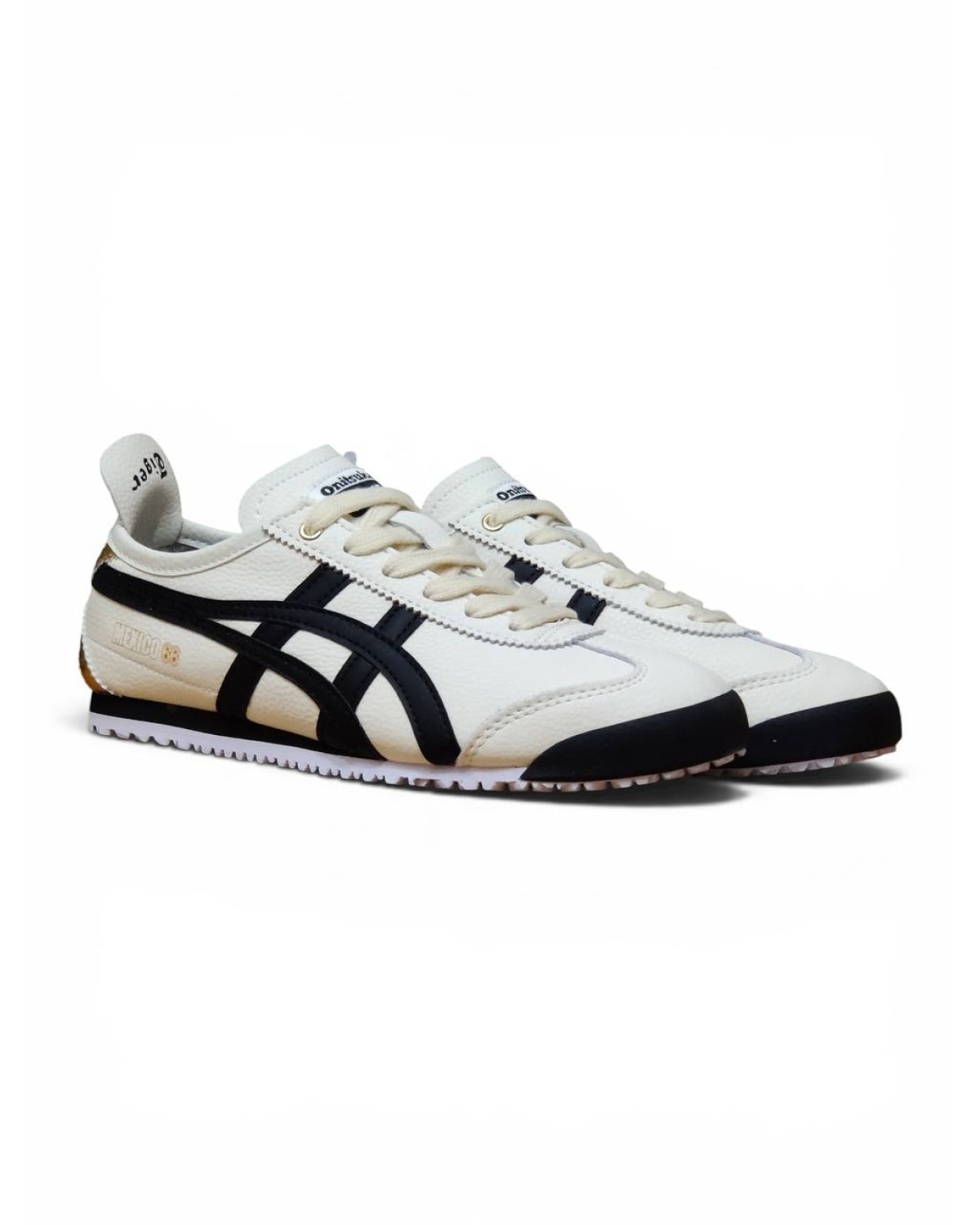 Asics Onitsuka Tiger Mexico 66 Cream Black Gold Asics Onitsuka Tiger Mexico 66 Cream Black Gold