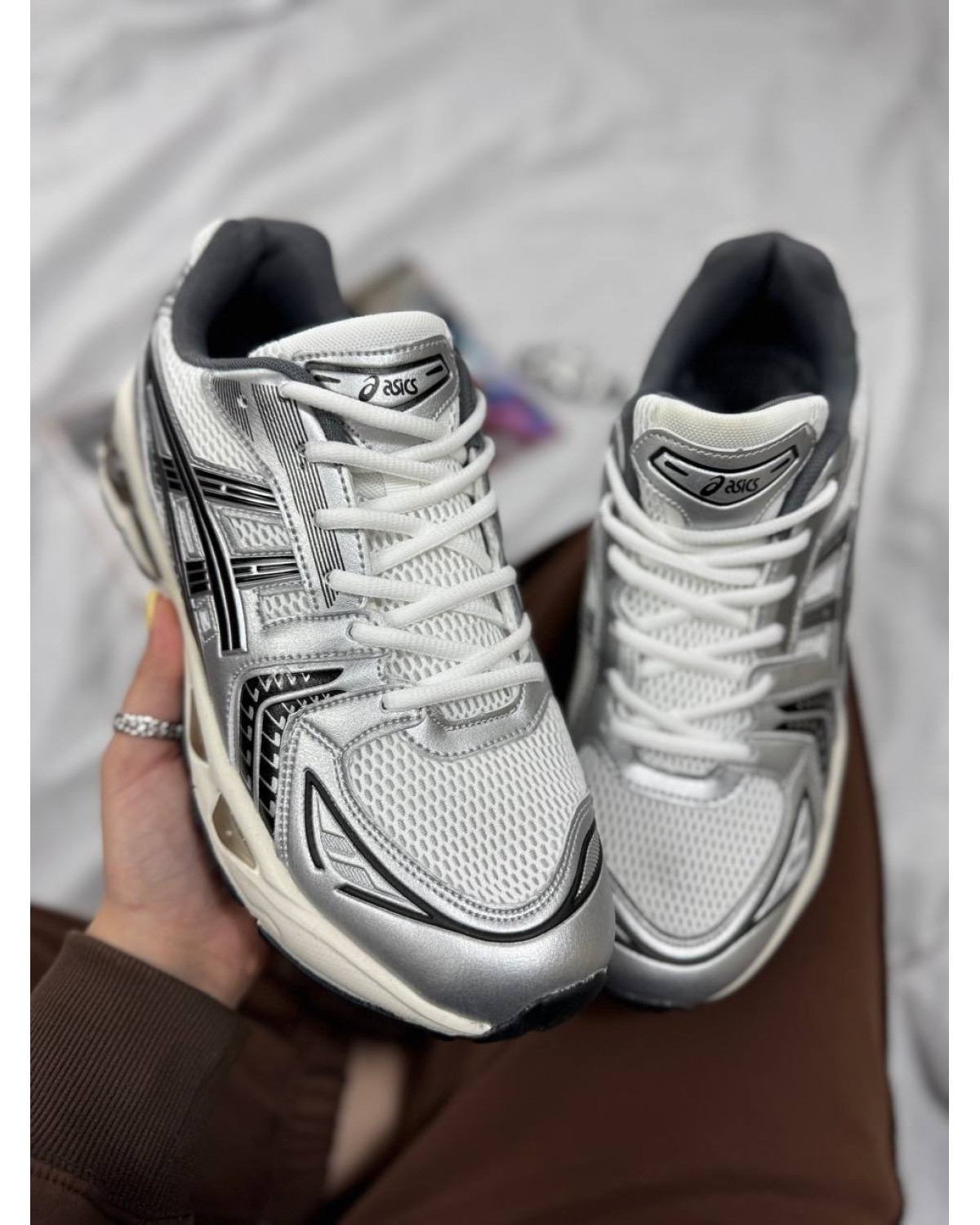 Asics Gel Kayano 14 White Silver Asics Gel Kayano 14 White Silver