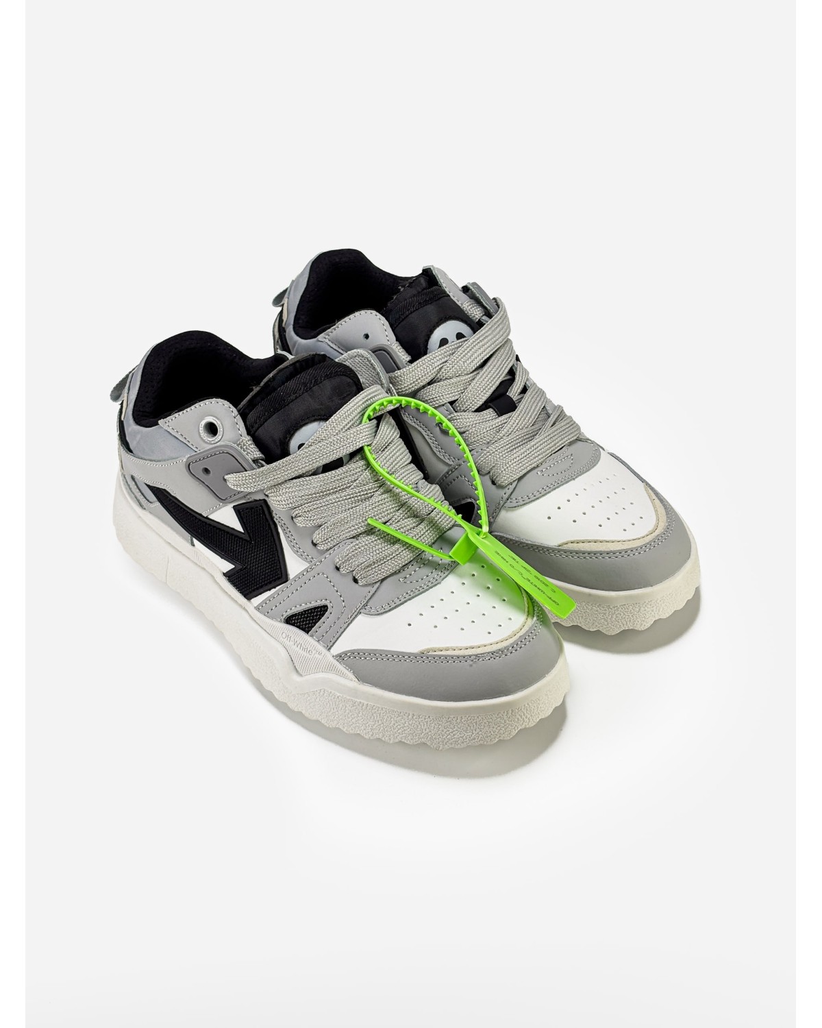 Off-White Sponge Mid Top White/Grey Off-White Sponge Mid Top White/Grey