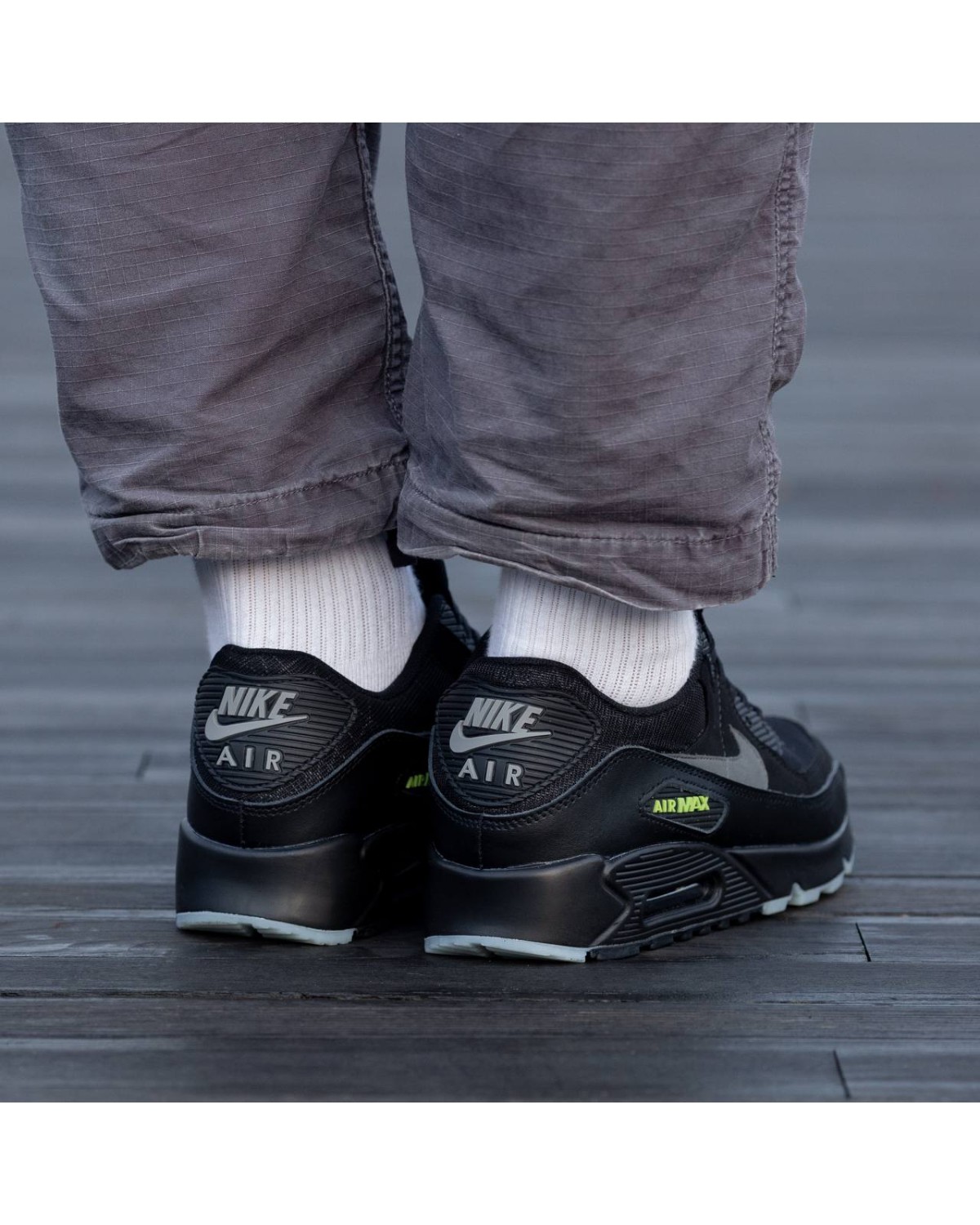 Nike Air Max 90 Black\Grey\Green Nike Air Max 90 Black\Grey\Green