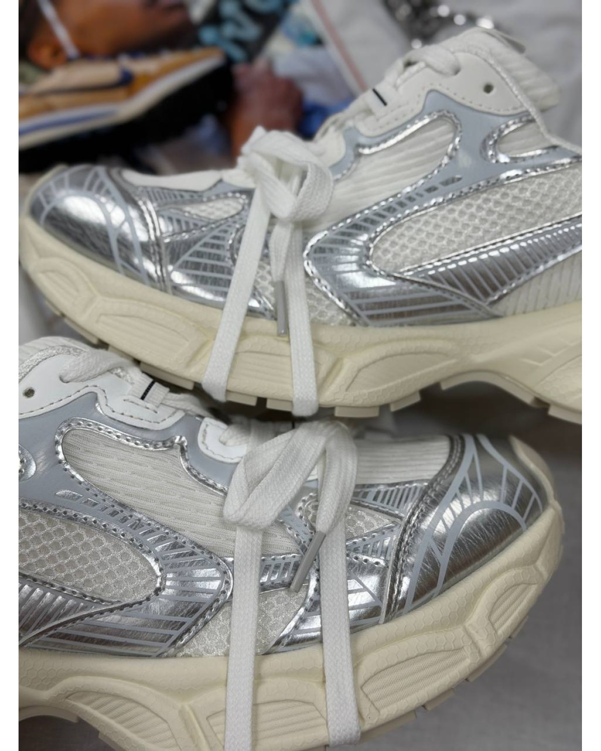 Balenciaga 3XL White Silver