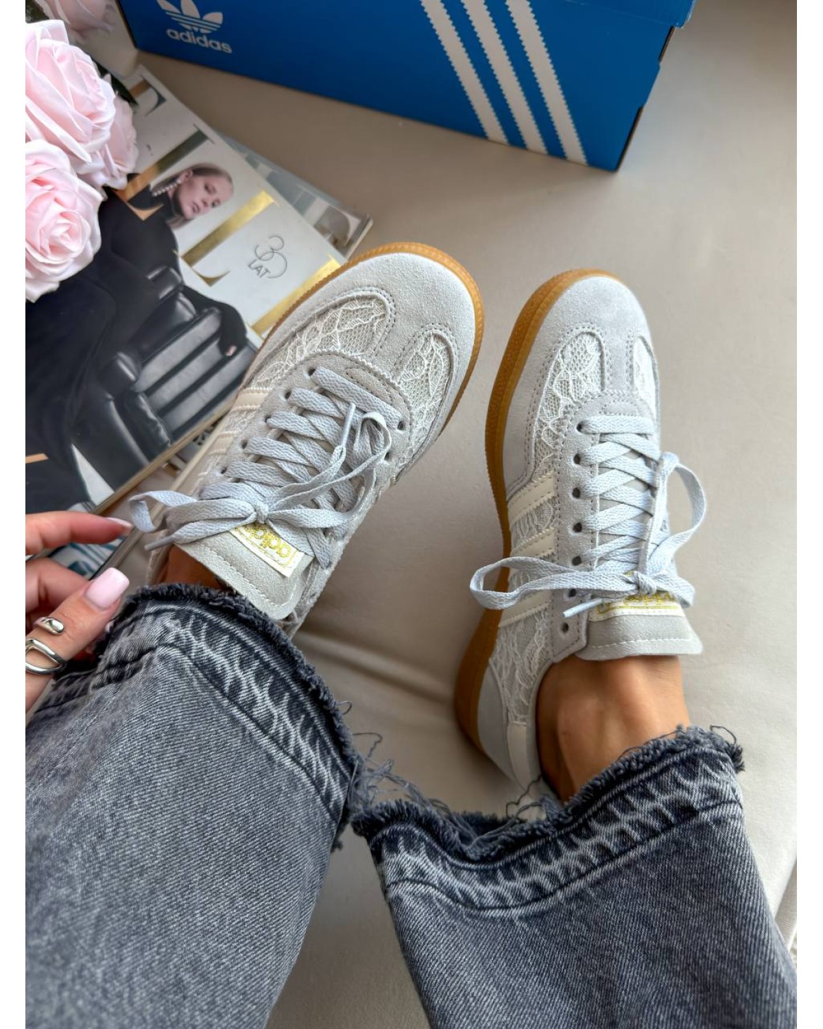 Adidas Spezial Grey White Adidas Spezial Grey White