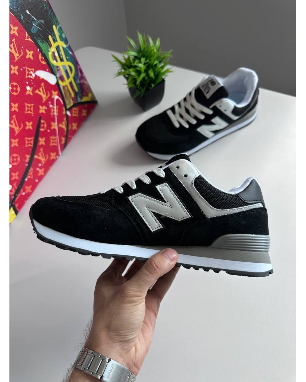 New Balance 574 Black/White New Balance 574 Black/White