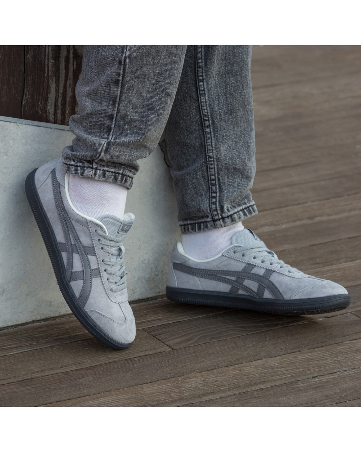 Asics Onitsuka Tiger Tokuten Grey/Dark Grey Asics Onitsuka Tiger Tokuten Grey/Dark Grey