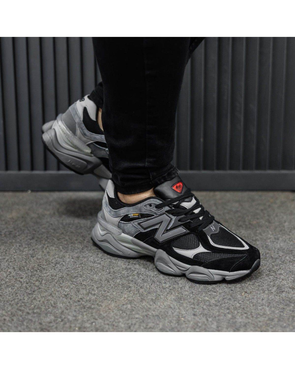 New Balance 9060 Black Grey Cordura