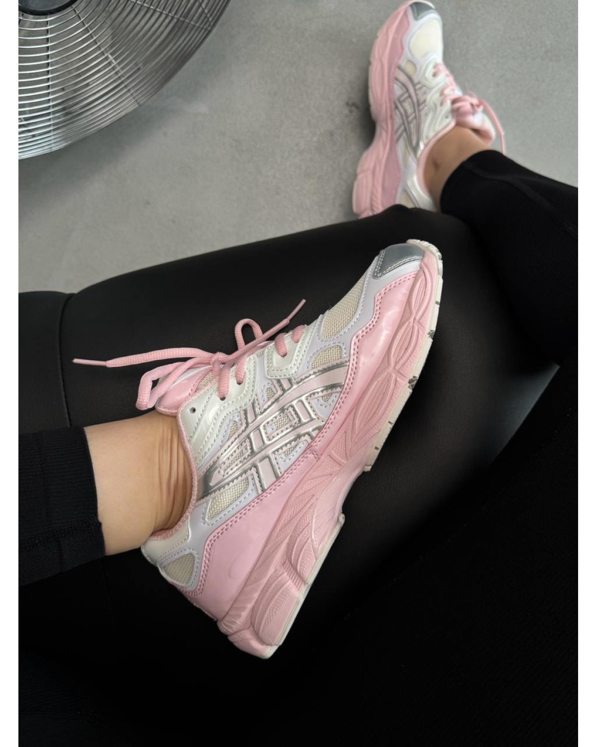 Asics Gel-NYC Pink Beige Silver Asics Gel-NYC Pink Beige Silver