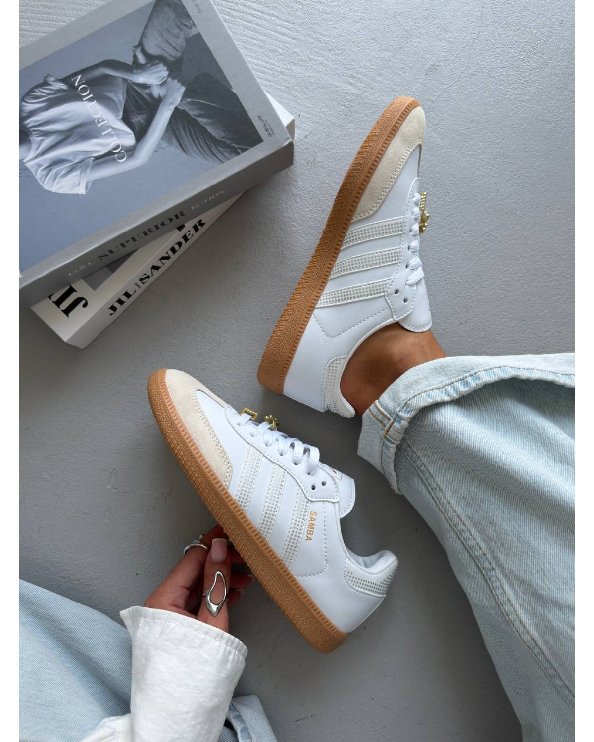 Adidas Samba OG White Silver