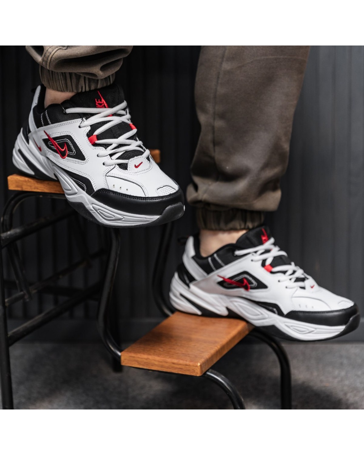 Nike M2K White Black Red Nike M2K White Black Red