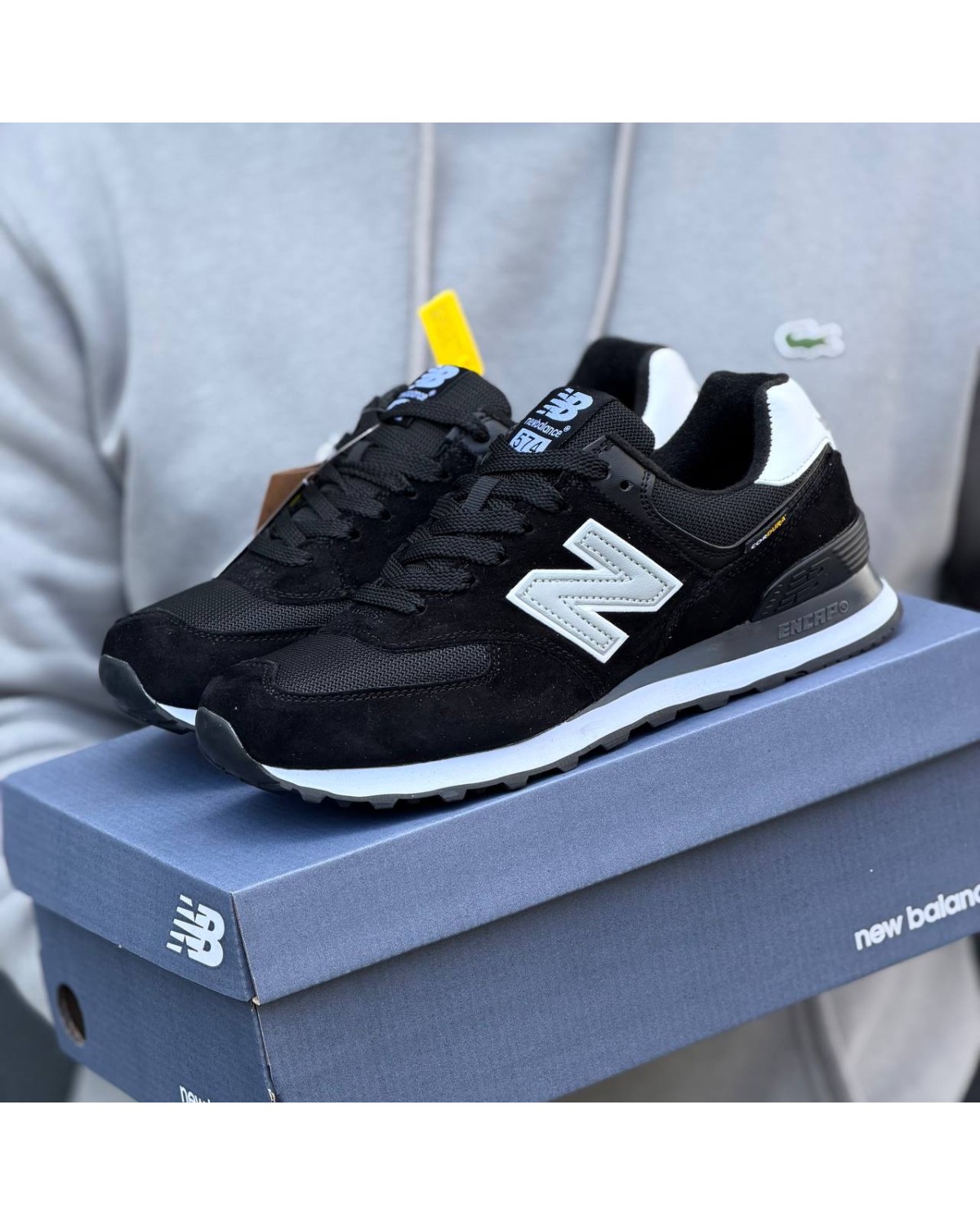 New Balance 574 Cordura Black White New Balance 574 Cordura Black White
