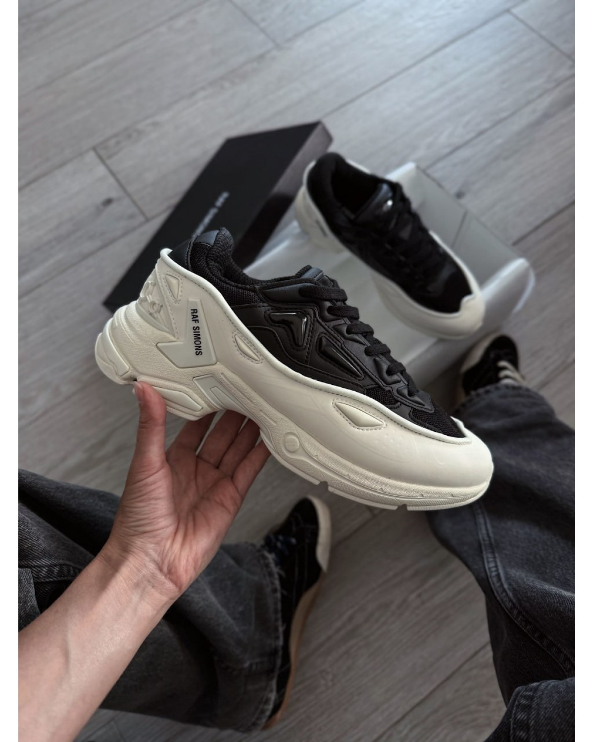 Adidas x Raf Simons Pharaxus Black/White