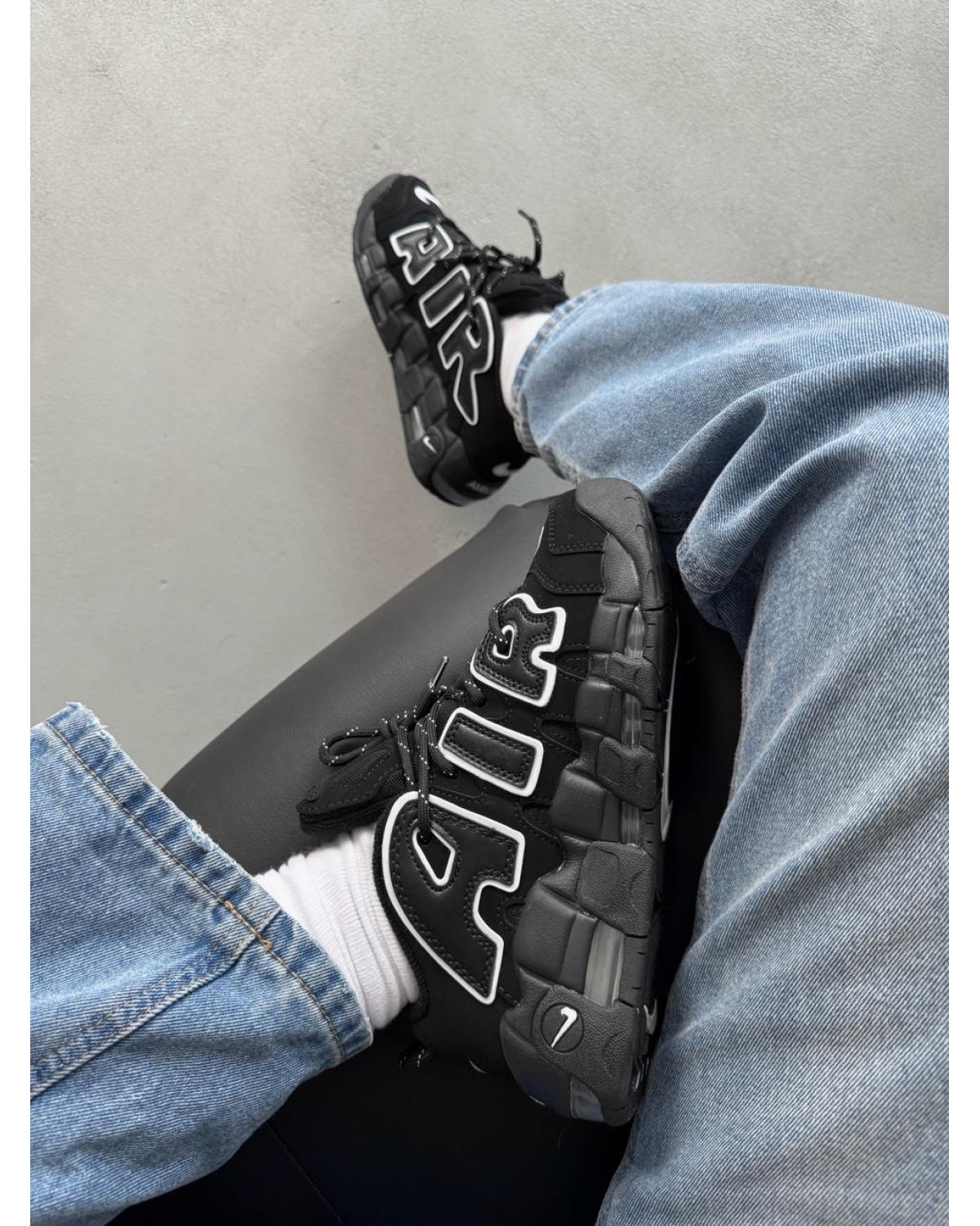 Nike Air More Uptempo 96 Black/White Nike Air More Uptempo 96 Black/White