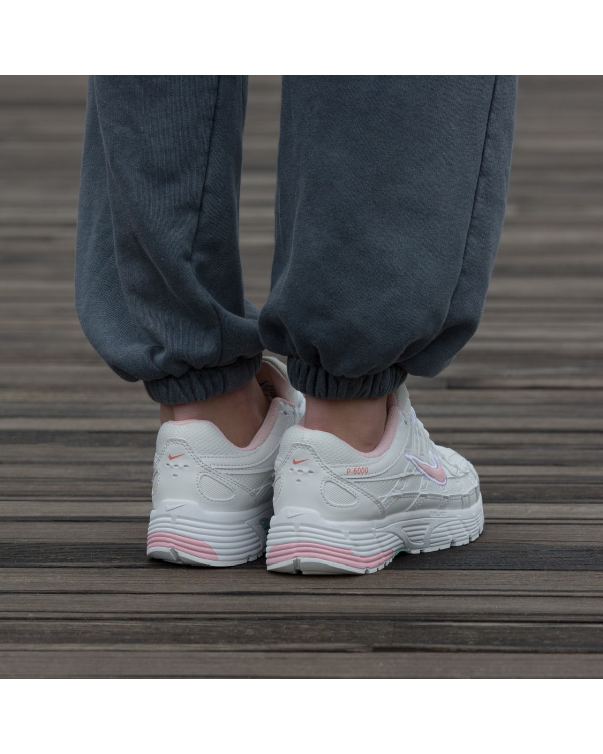 Nike P-6000 White Pink