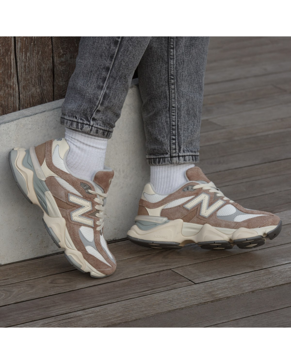 New Balance 9060 White Beige Grey New Balance 9060 White Beige Grey