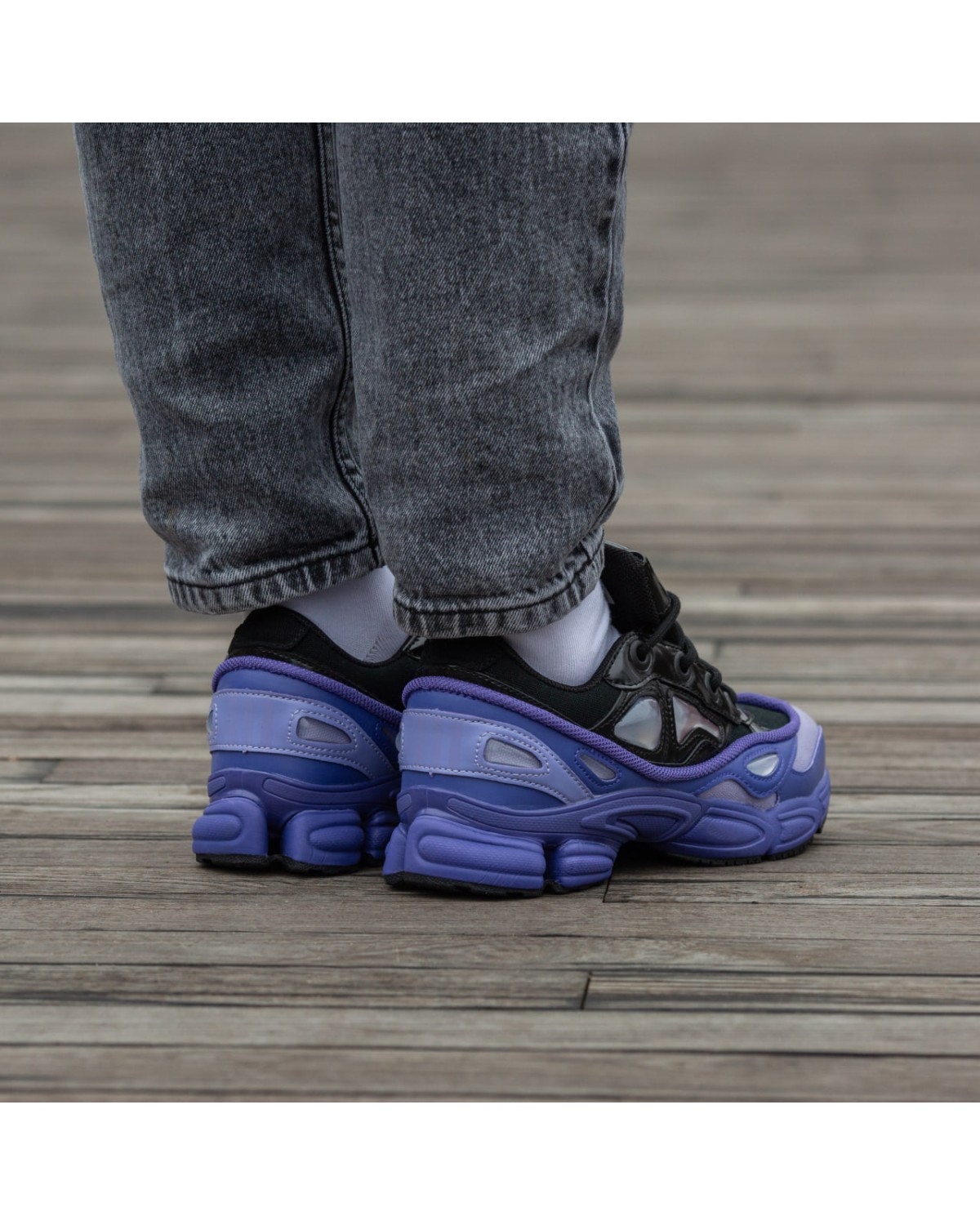 Adidas x Raf Simons Ozweego Black Purple Adidas x Raf Simons Ozweego Black Purple
