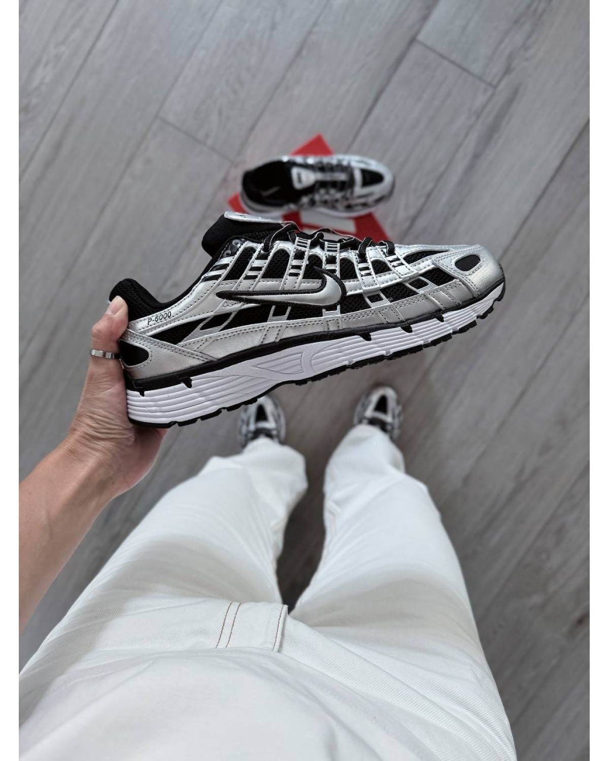 Nike P-6000 Metallic/Black