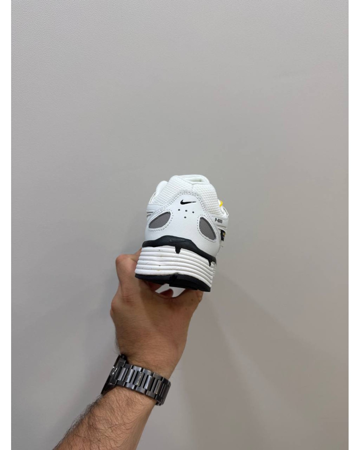 Nike P-6000 White Black Swoosh Cordura Nike P-6000 White Black Swoosh Cordura
