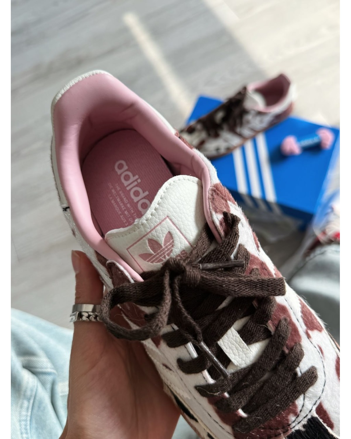 Adidas Samba Cow Print