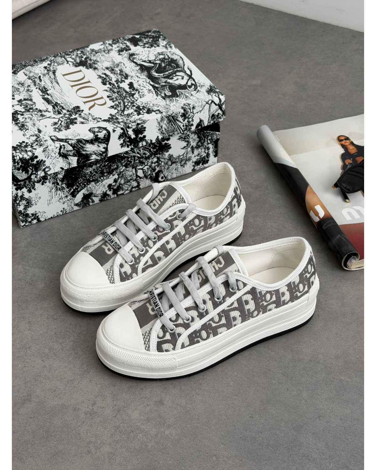 Dior B23 Platform Grey