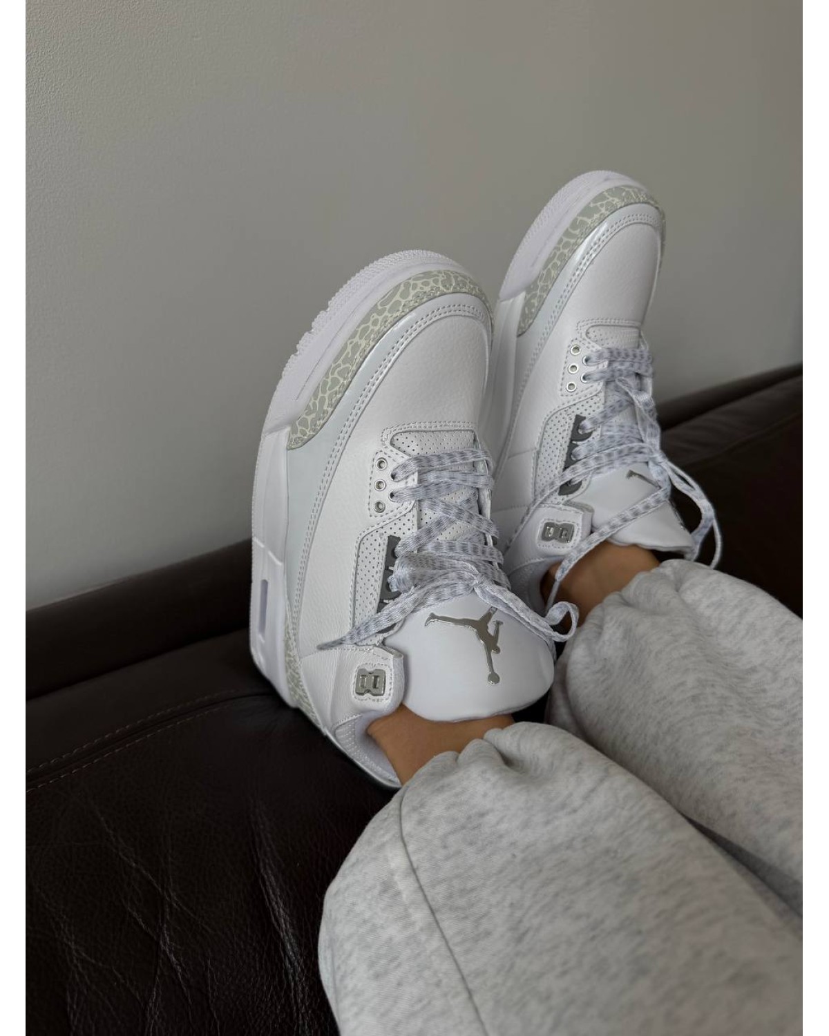 Nike Air Jordan Retro 3 White/Silver