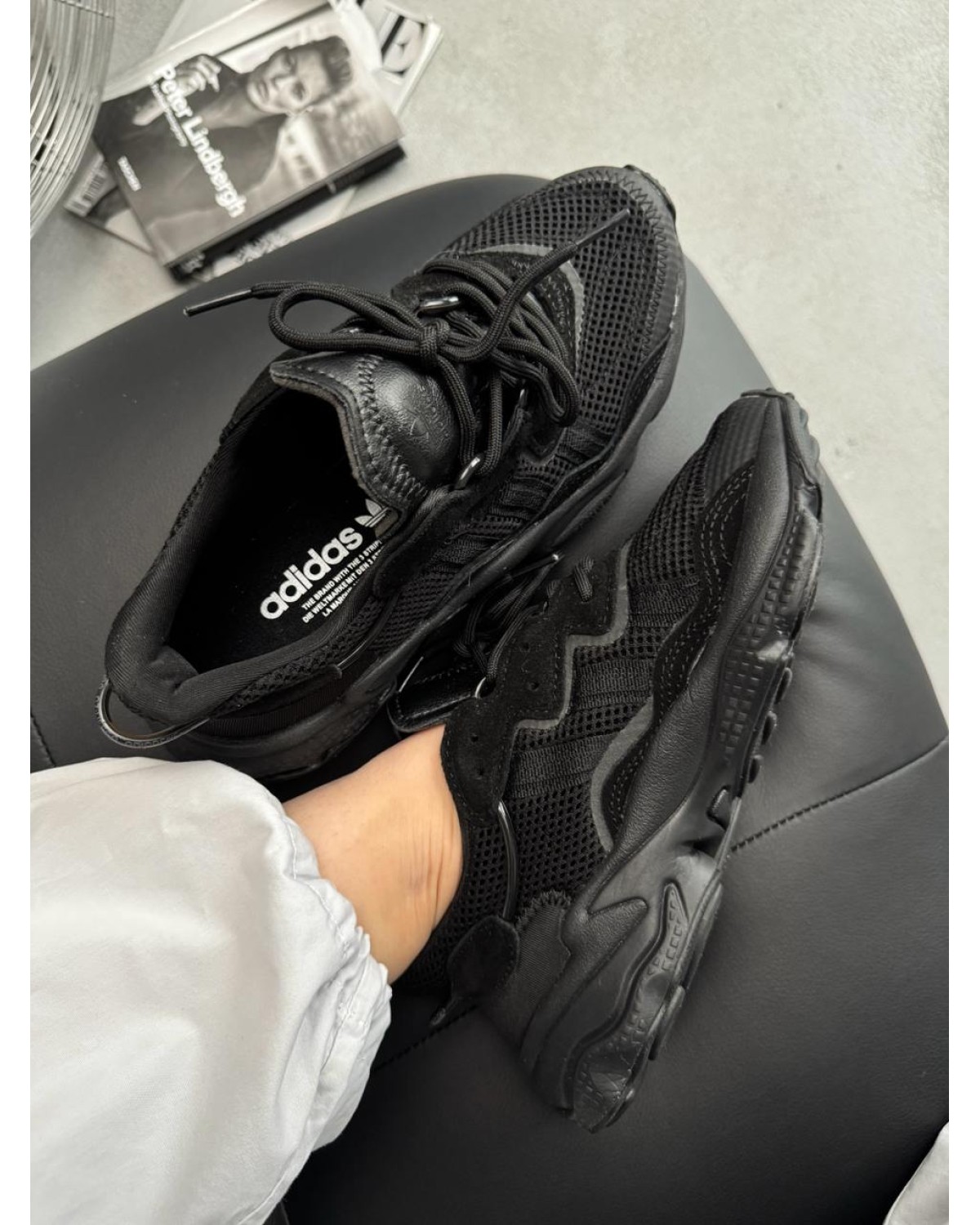 Adidas Ozweego Triple Black Textile