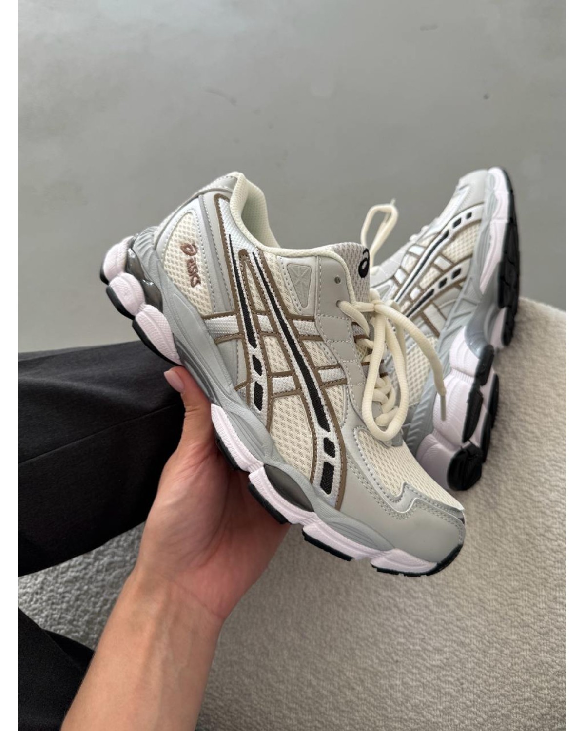 Asics Gel-NYC 2055 Cream Pure Silver Asics Gel-NYC 2055 Cream Pure Silver
