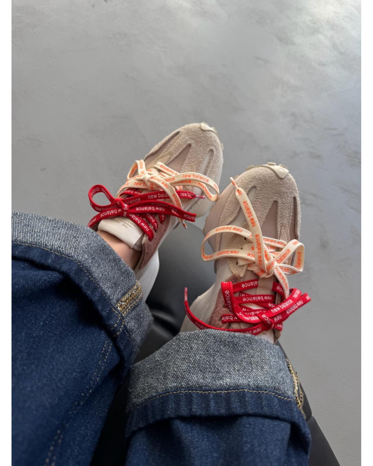 New Balance 327 Beige Extreme Laces