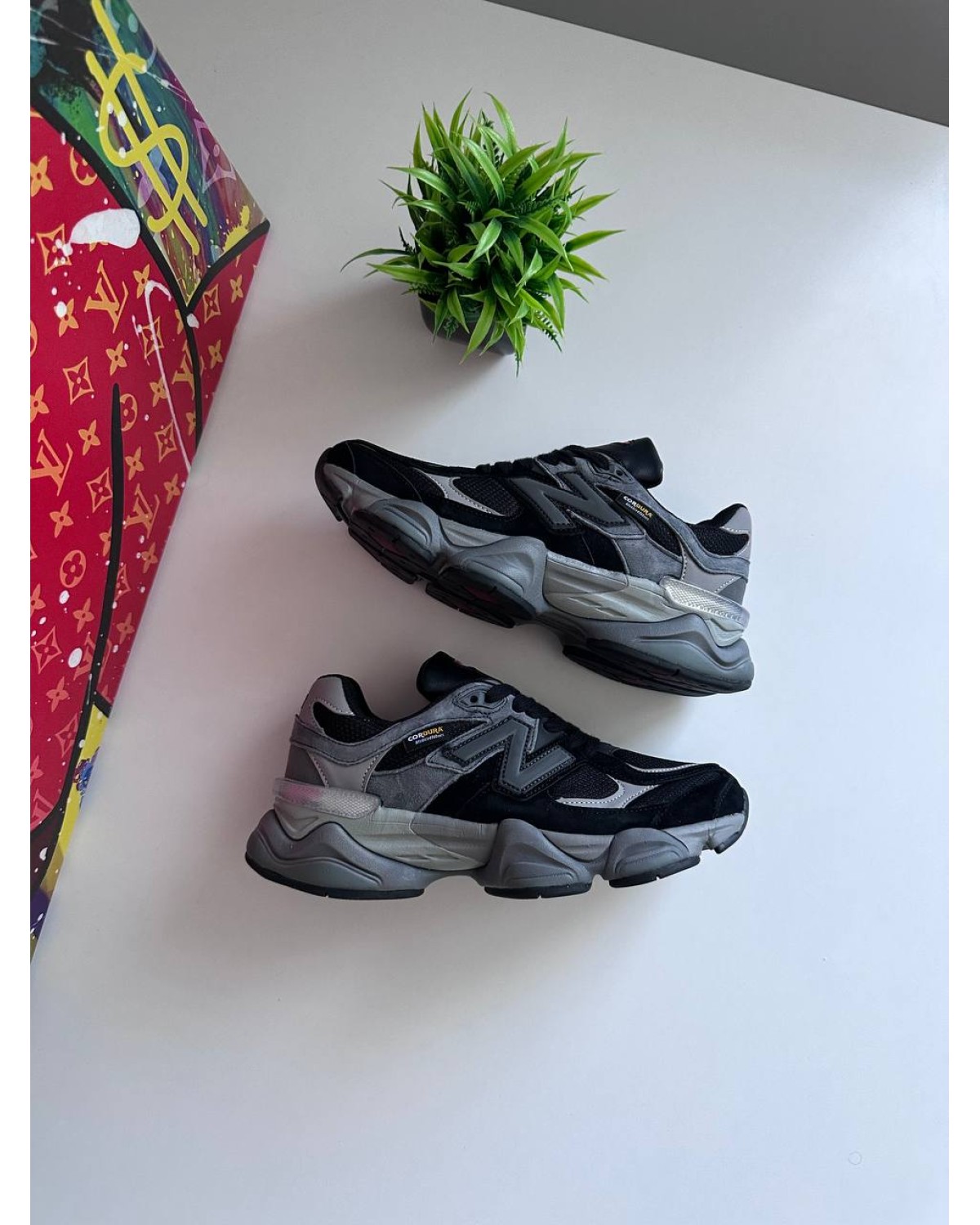 New Balance 9060 Cordura Gore-tex Black Grey Thermo