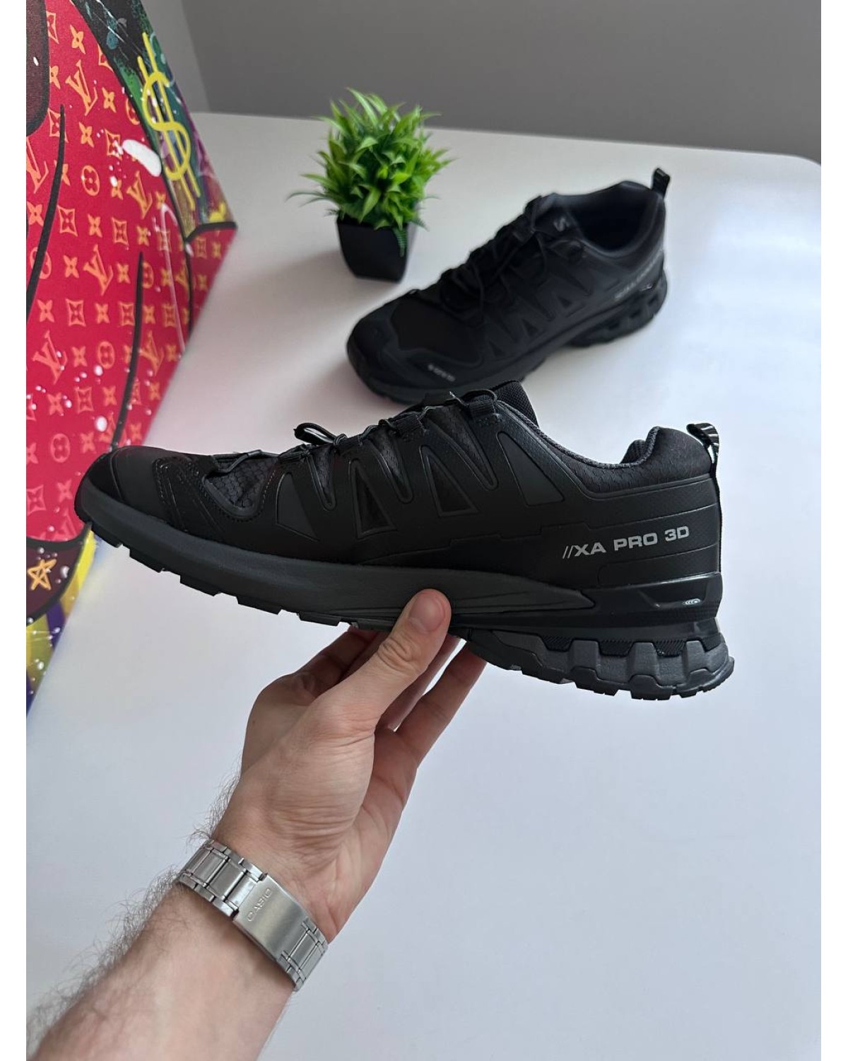 Salomon XA Pro 3D v9 GTX Gore-Tex Black Grey Salomon XA Pro 3D v9 GTX Gore-Tex Black Grey
