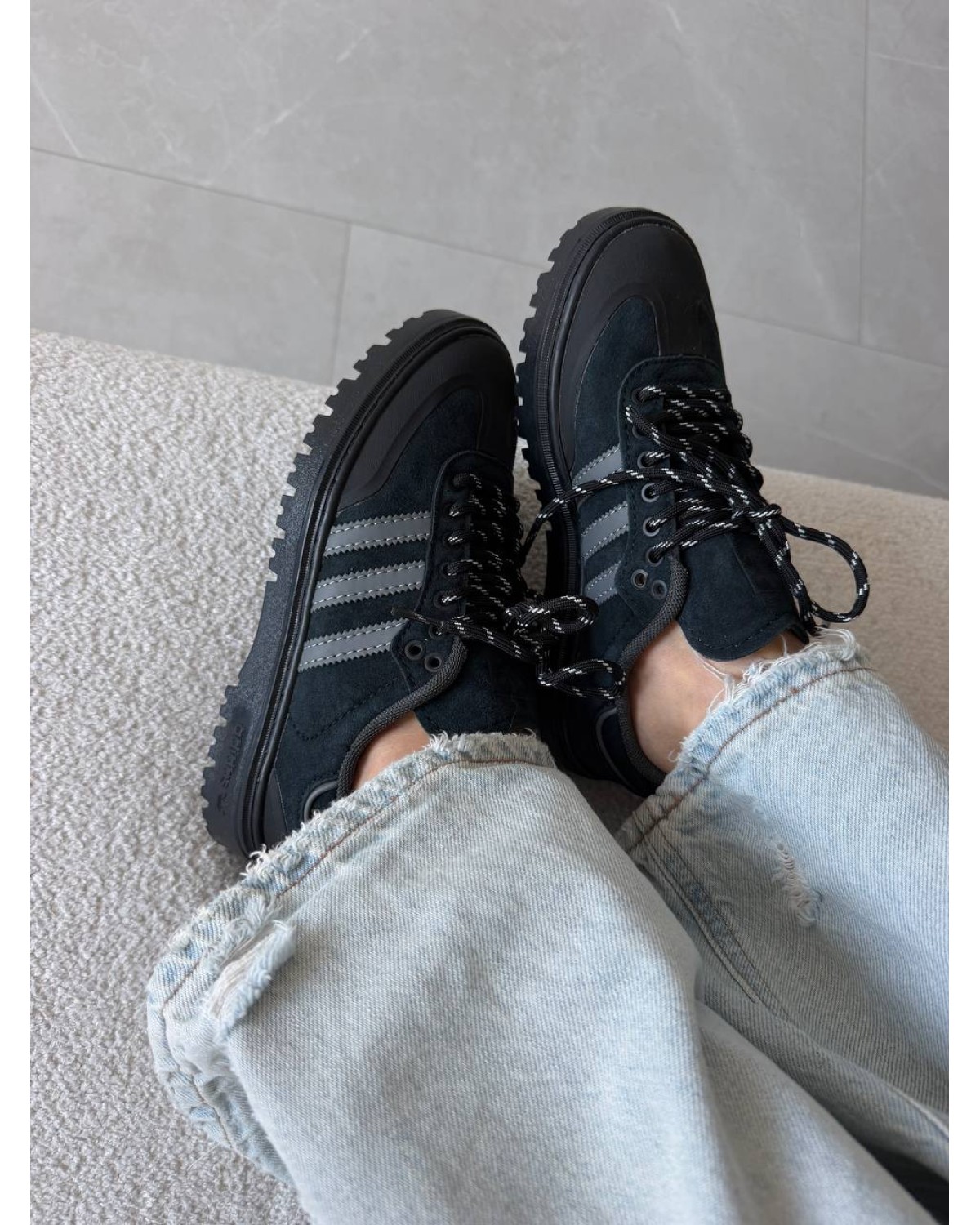 Adidas Samba WTR Black Suede Adidas Samba WTR Black Suede