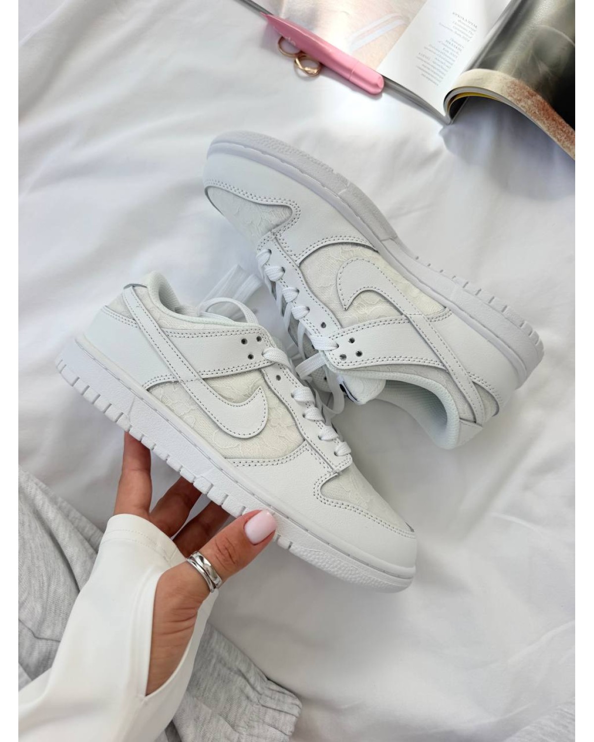 Nike Dunk Low "Lace Pack - Soft Pearl"