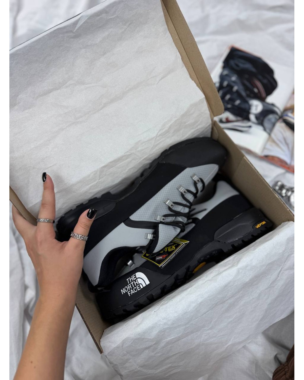The North Face Black Grey Gore Tex The North Face Black Grey Gore Tex