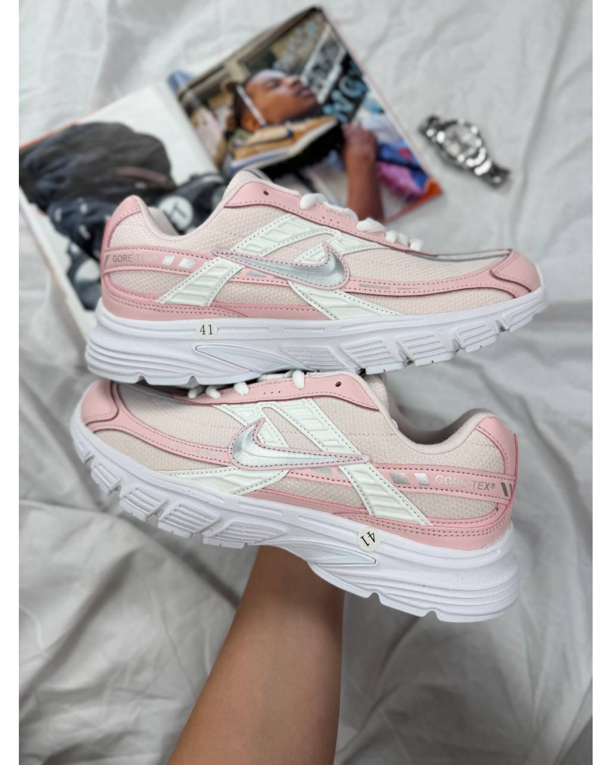 Nike Initiator Pink White Gore Tex Thermo