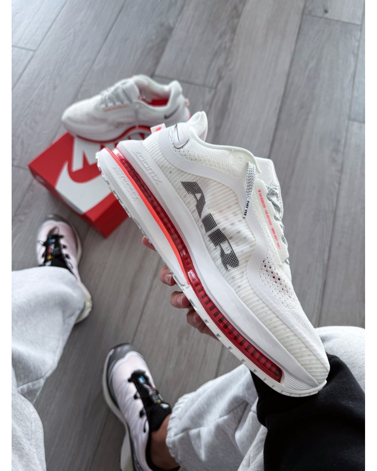 Nike Pegasus Premium 'Summit White Bright Crimson' Nike Pegasus Premium 'Summit White Bright Crimson'