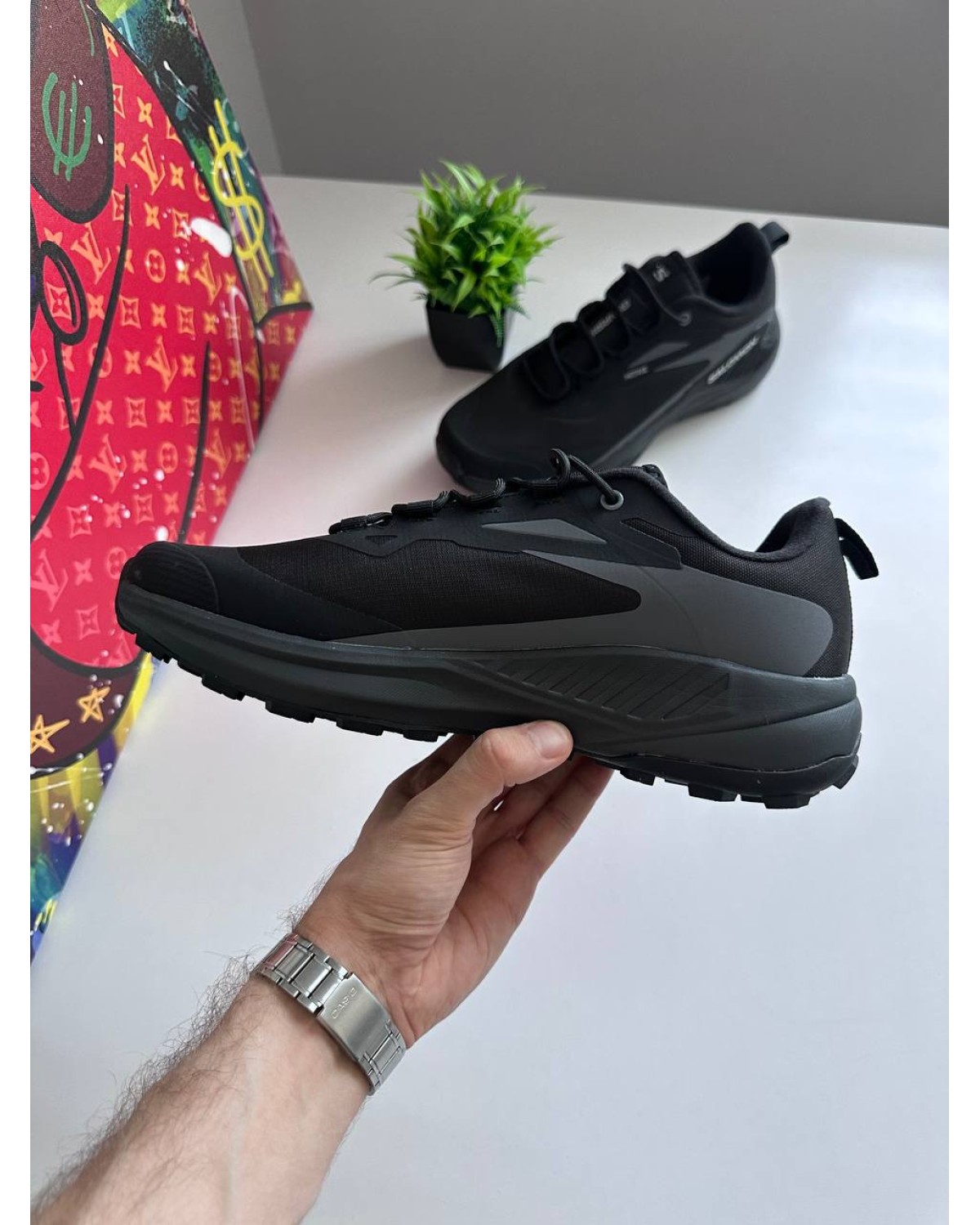 Salomon Genesis Gore-Tex Black Grey