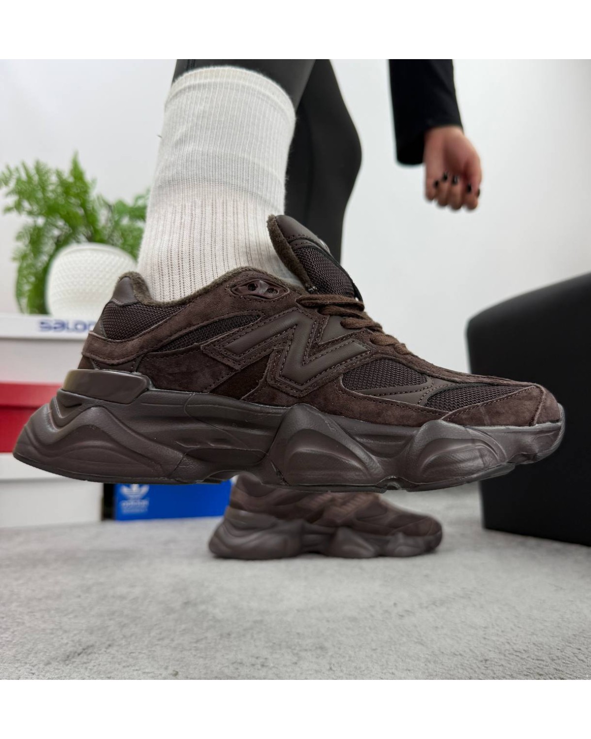 New Balance 9060 Dark Brown