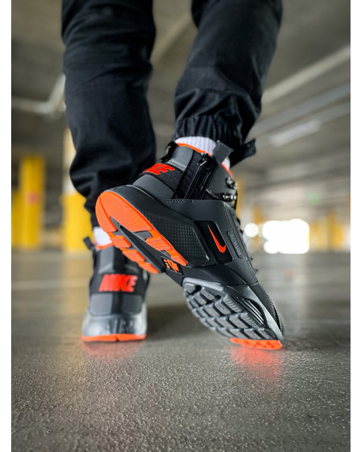 Nike Huarache Acronym "Black/Orange"