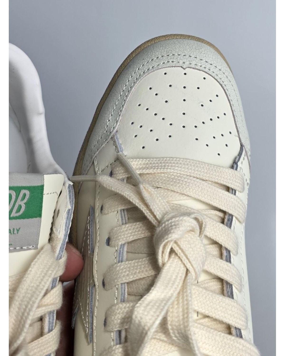 Golden Goose Ball Star Ivory/Silver
